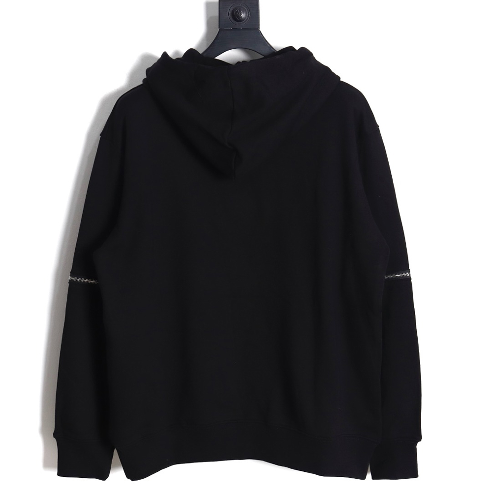 GUCCI lipstick print detachable hooded sweatshirt