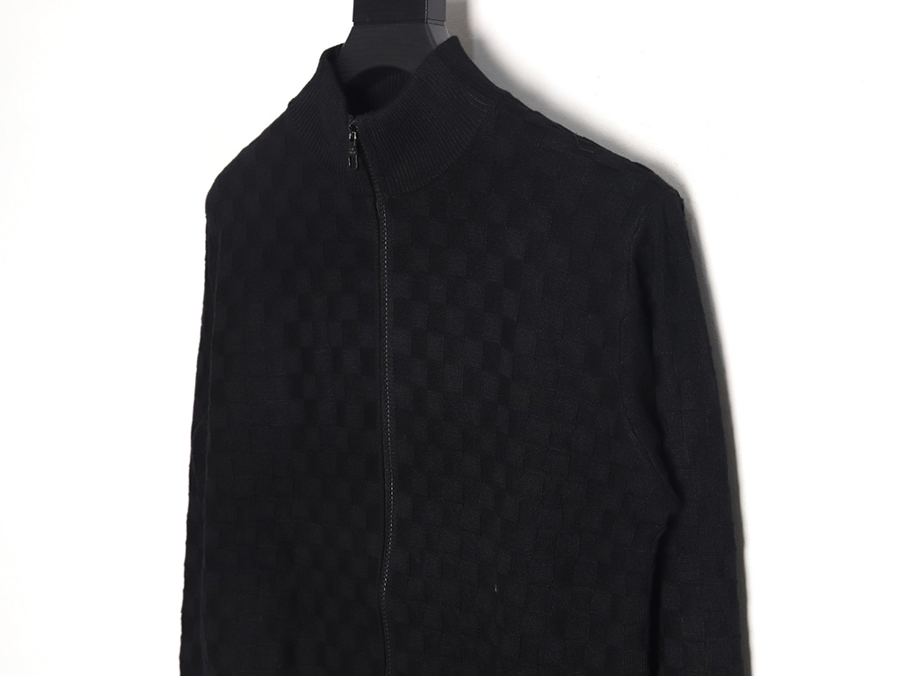Louis Vuitton 23FW waffle embossed zipper jacket