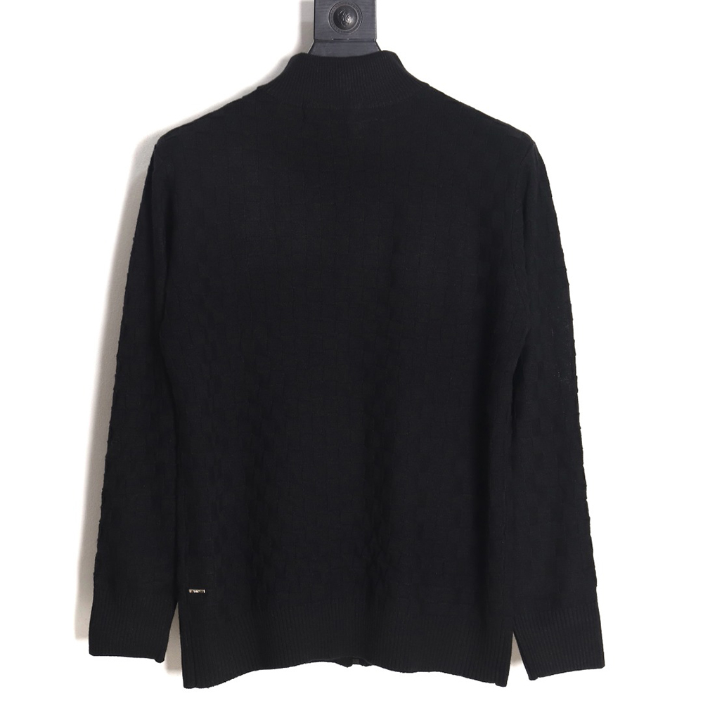 Louis Vuitton 23FW waffle embossed zipper jacket
