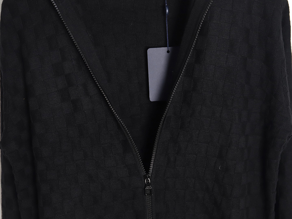 Louis Vuitton 23FW waffle embossed zipper jacket