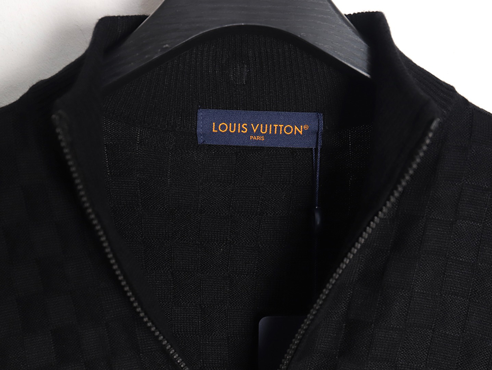Louis Vuitton 23FW waffle embossed zipper jacket