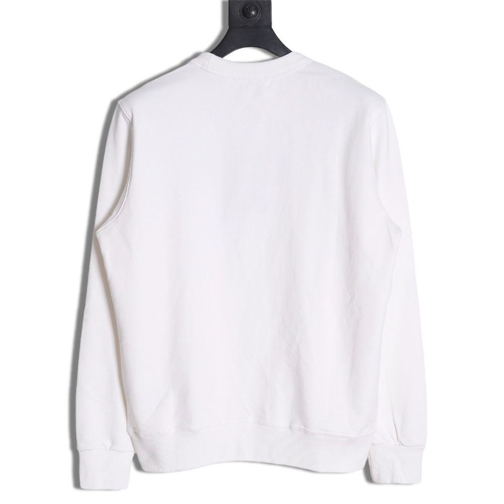 Burberry 22Fw patch label crew neck sweatshirt