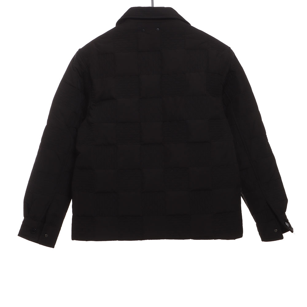 Louis Vuitton three-dimensional checkerboard cotton jacket