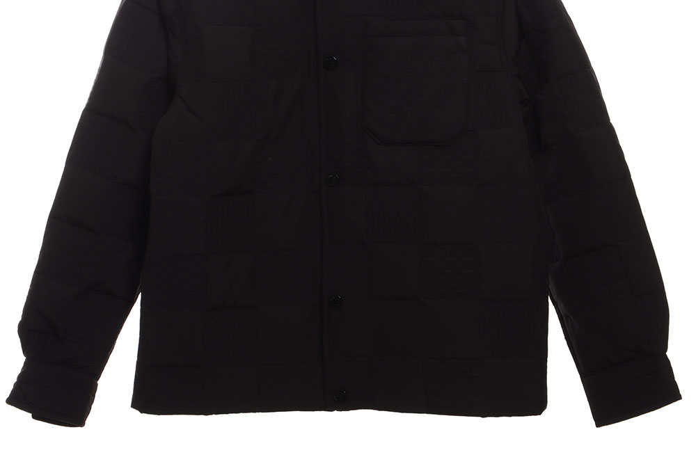 Louis Vuitton three-dimensional checkerboard cotton jacket