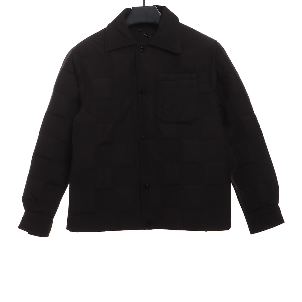 Louis Vuitton three-dimensional checkerboard cotton jacket