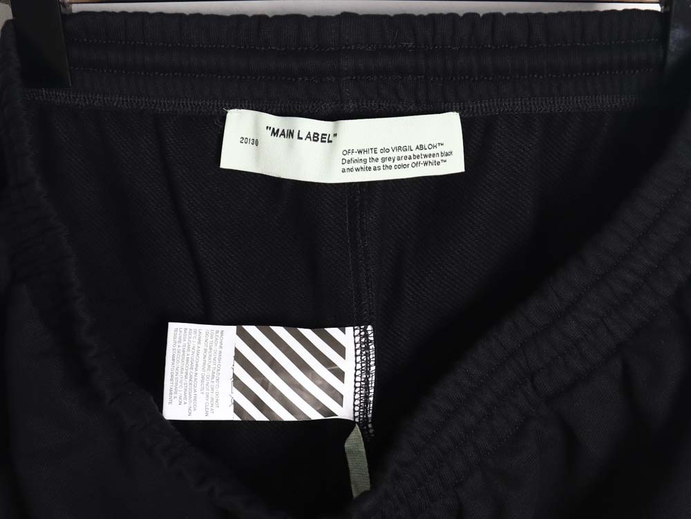 OWOFF WHITE\OFF-WHITE OW yellow tape trousers