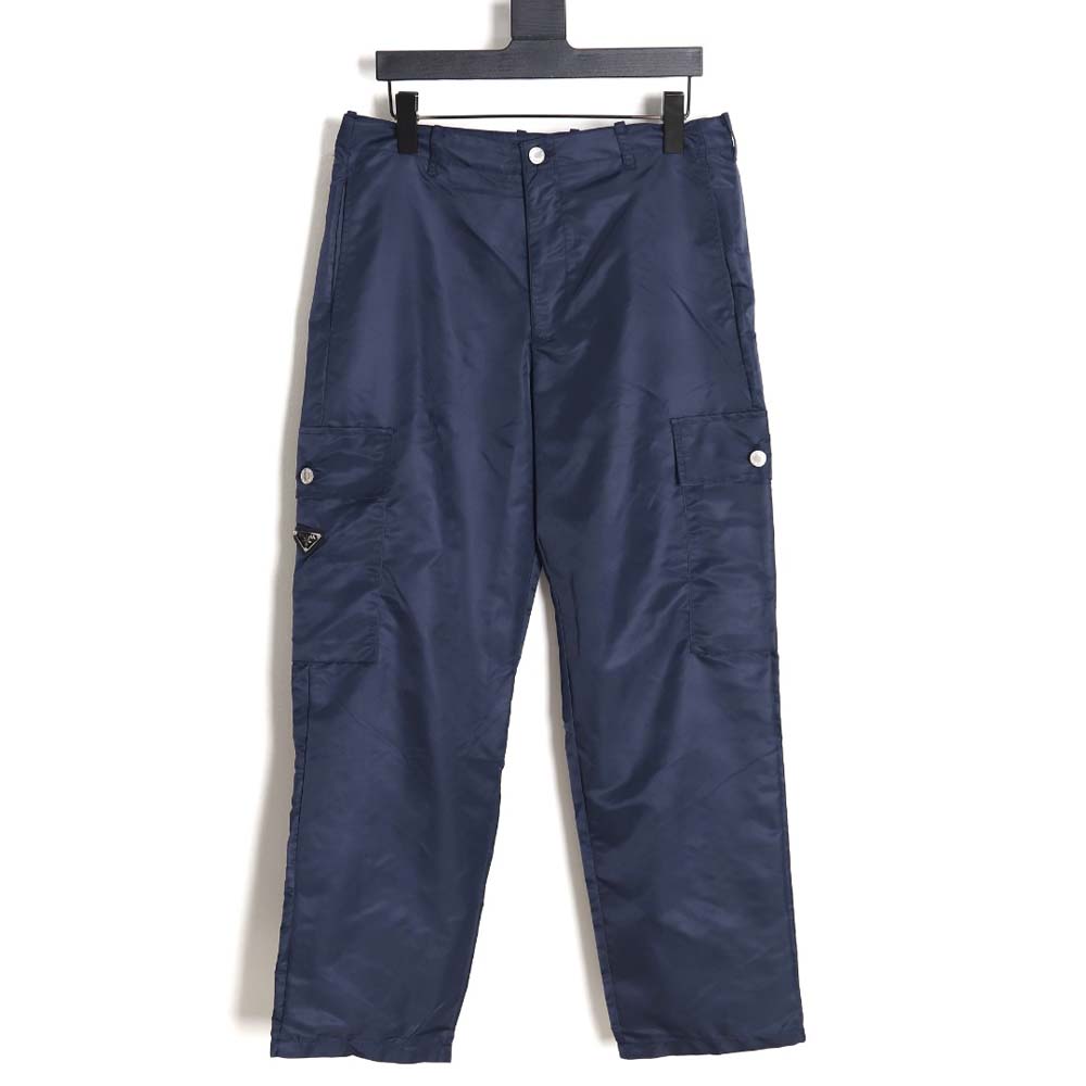 PRADA Prada\Prada Prada nylon pocket straight wide-leg pants
