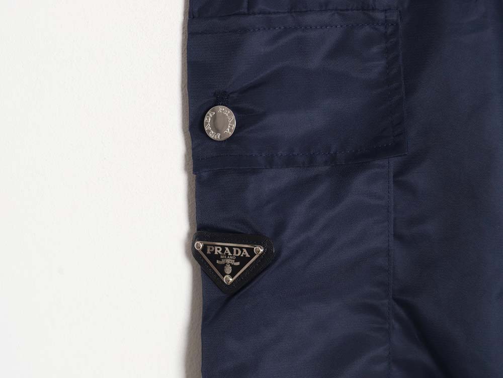 PRADA Prada\Prada Prada nylon pocket straight wide-leg pants