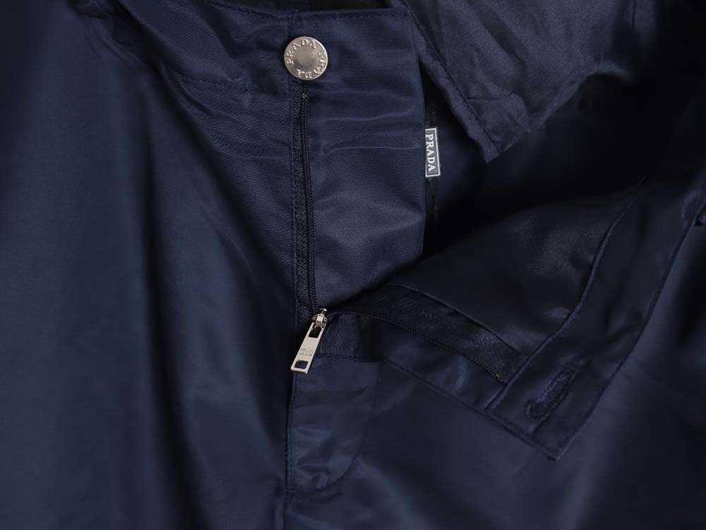 PRADA Prada\Prada Prada nylon pocket straight wide-leg pants
