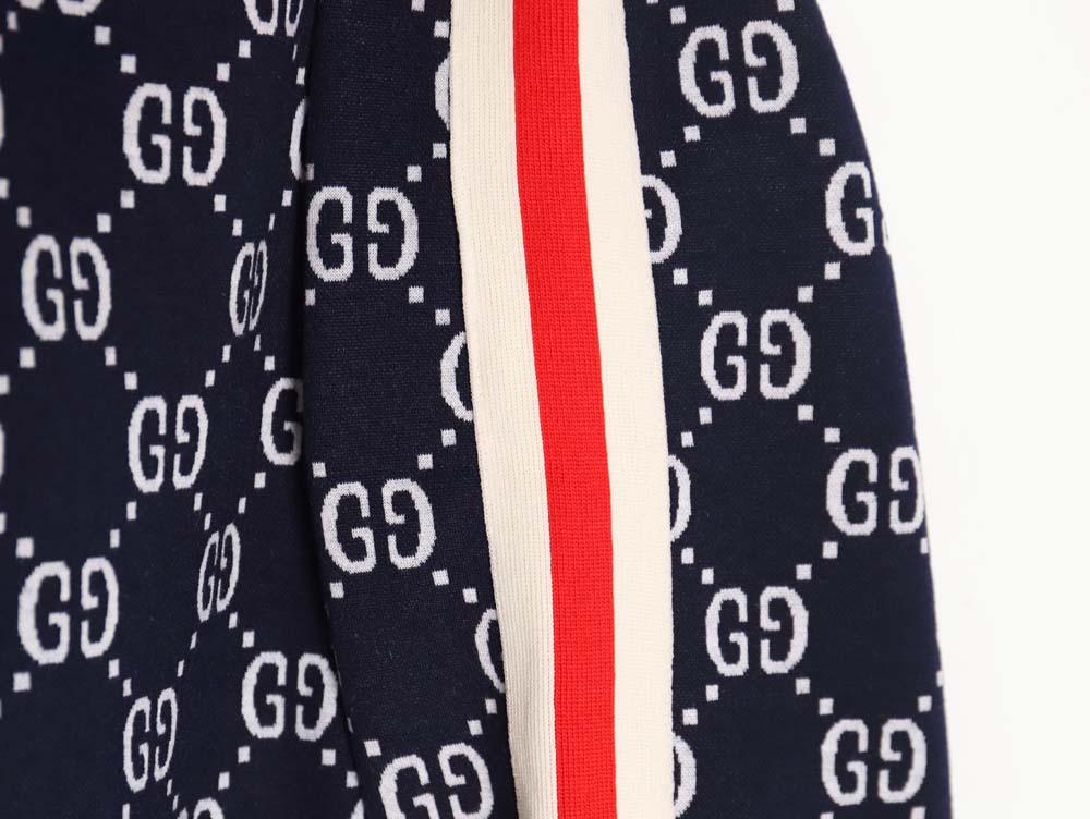 GUCCI\Gucci Gucci classic all-over jacquard logo suit jacket
