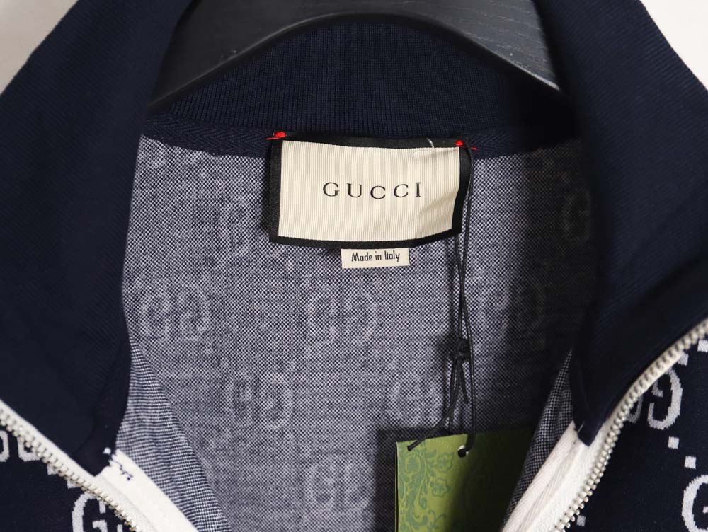 GUCCI\Gucci Gucci classic all-over jacquard logo suit jacket