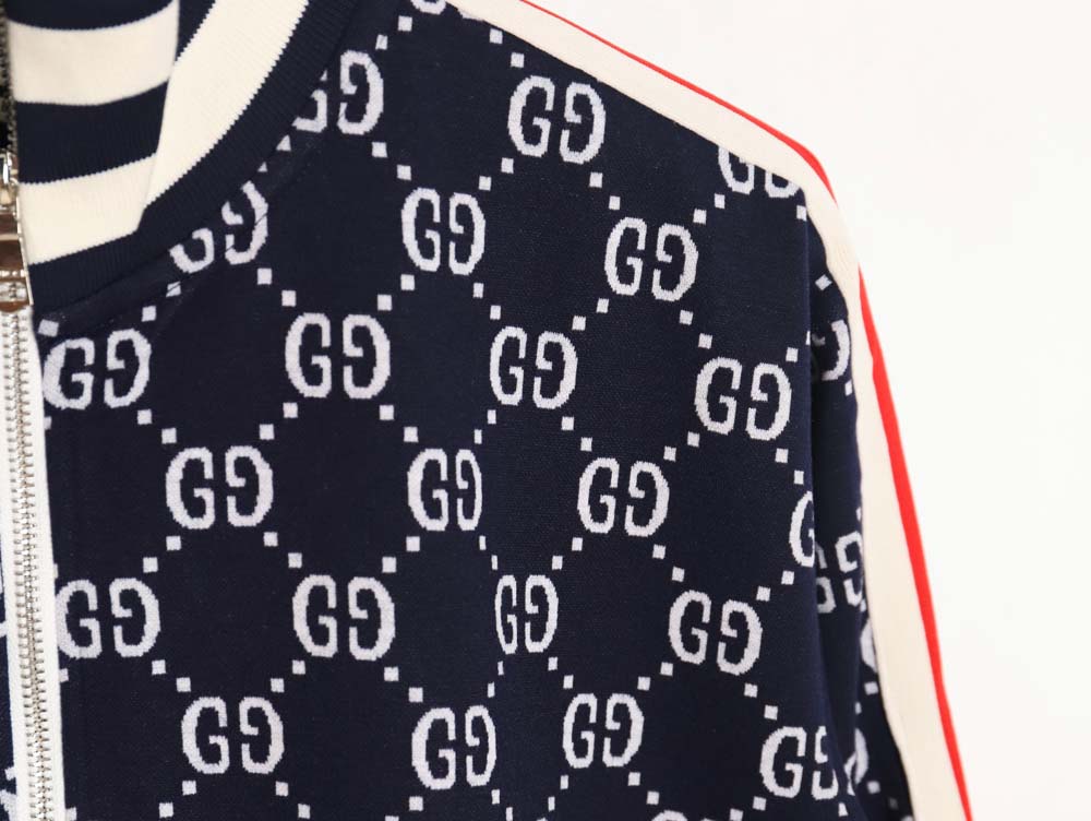 GUCCI\Gucci Gucci classic all-over jacquard logo suit jacket