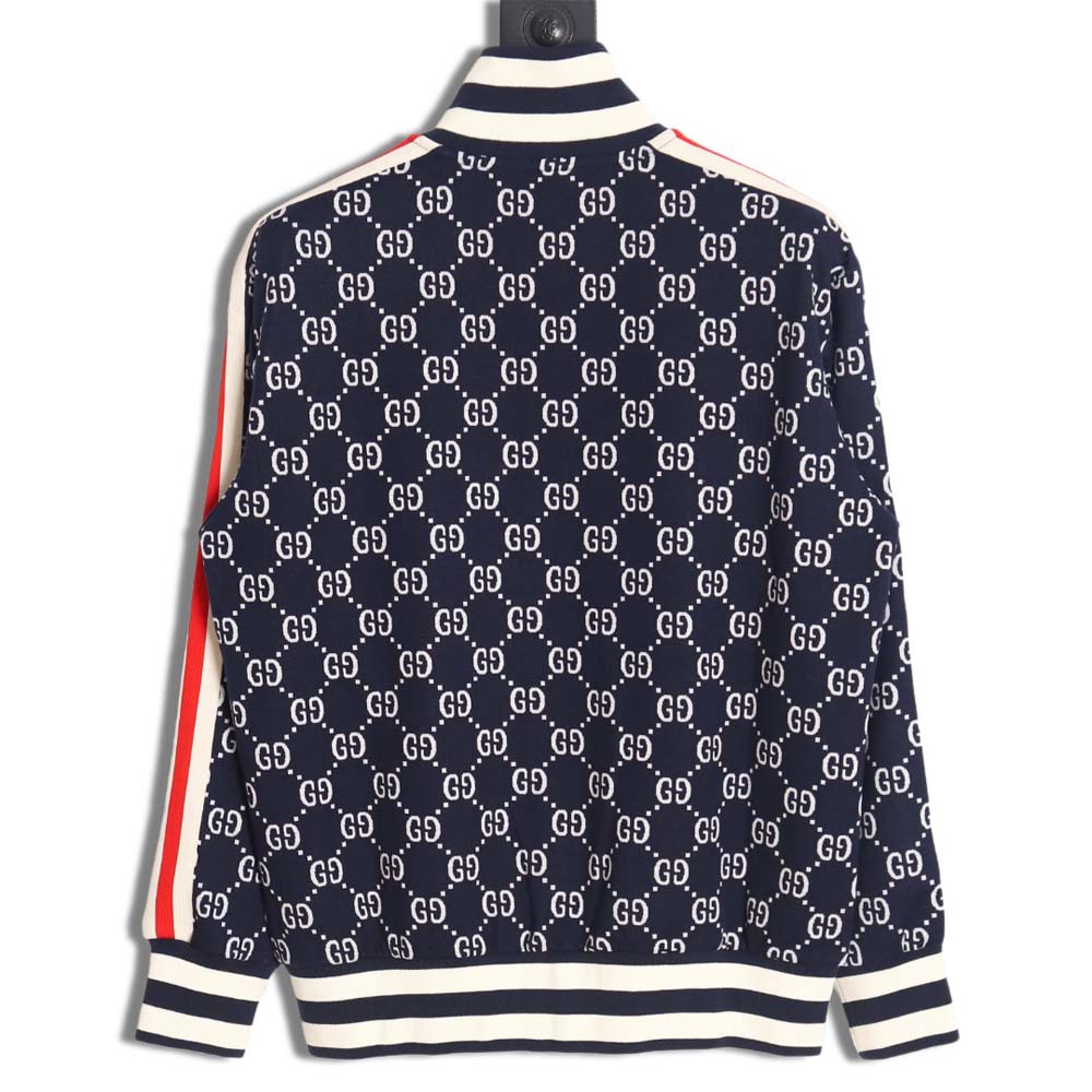 GUCCI\Gucci Gucci classic all-over jacquard logo suit jacket