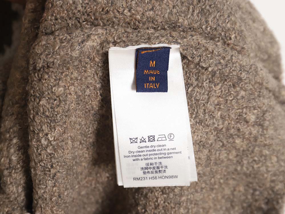 LOUIS VUITTON LV Louis Vuitton\Louis Vuitton LV Louis Vuitton 23FW Mirrored Logo Intarsia Sweater