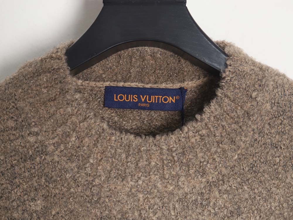 LOUIS VUITTON LV Louis Vuitton\Louis Vuitton LV Louis Vuitton 23FW Mirrored Logo Intarsia Sweater
