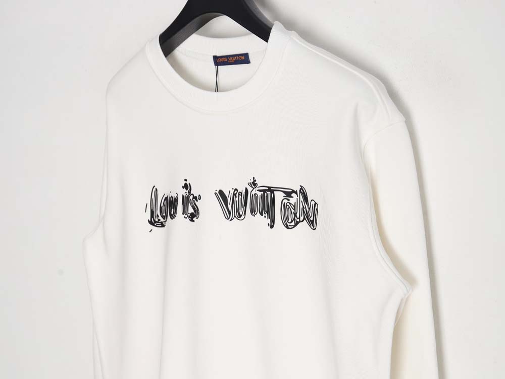 LOUIS VUITTON LV Louis Vuitton\Louis Vuitton LV Louis Vuitton 23FW graffiti print crew neck sweatshirt