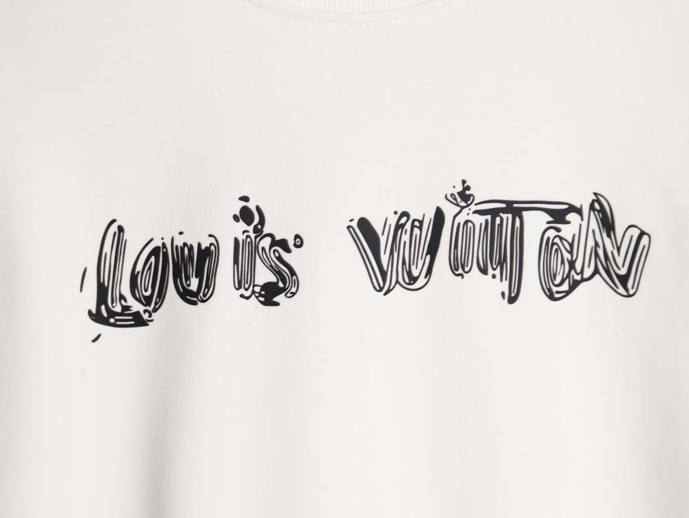 LOUIS VUITTON LV Louis Vuitton\Louis Vuitton LV Louis Vuitton 23FW graffiti print crew neck sweatshirt