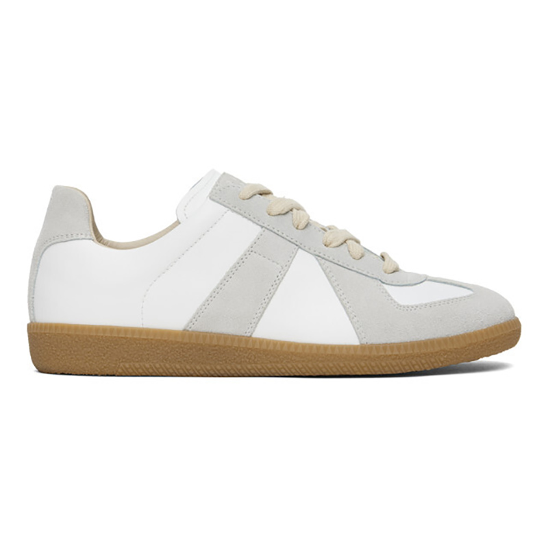 MAISON MARGIELA White & Gray Replica Sneakers,MAISON MARGIELA