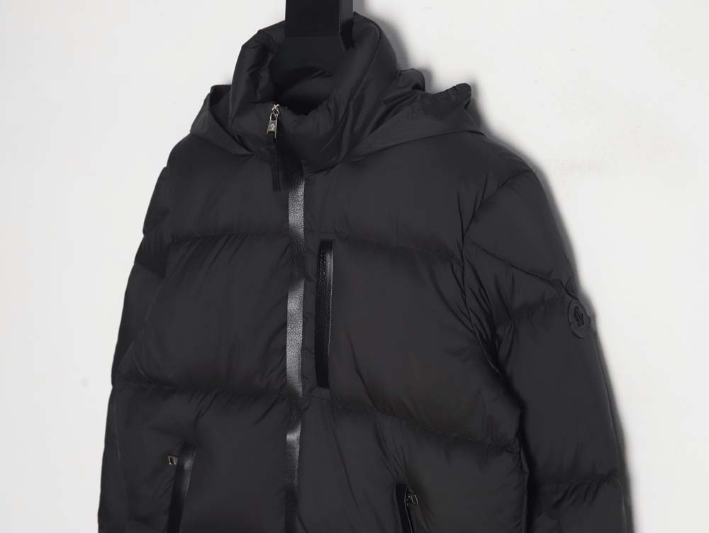 MONCLER Mouth Mouth\Moncler Mouth Mouth 23FW BESBRE Leather Zipper Short Down_CM_1