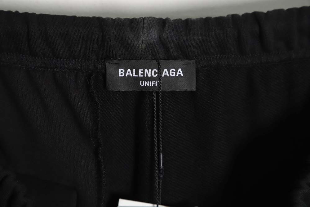 BALENCIAGA Balenciaga\Balenciaga 22FW Sport B basic letter line embroidered trousers