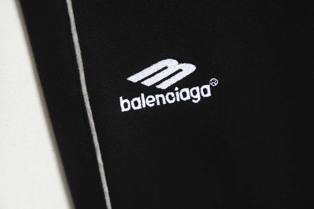 BALENCIAGA Balenciaga\Balenciaga 22FW Sport B basic letter line embroidered trousers