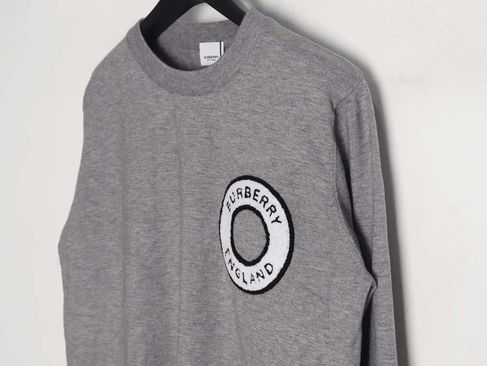 BURBERRY BBR\Burberry 23Fw towel embroidered circle neck sweater_CM_1