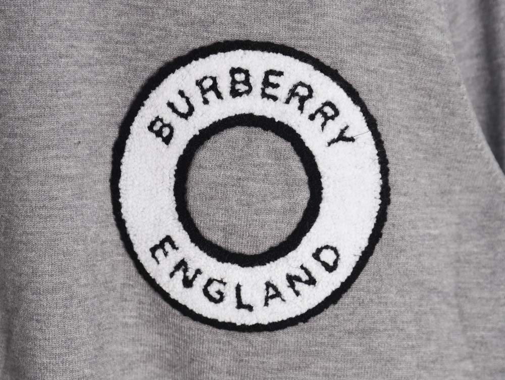 BURBERRY BBR\Burberry 23Fw towel embroidered circle neck sweater_CM_1