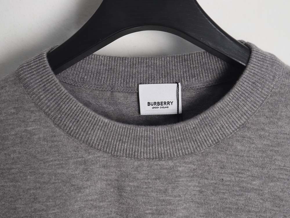 BURBERRY BBR\Burberry 23Fw towel embroidered circle neck sweater_CM_1