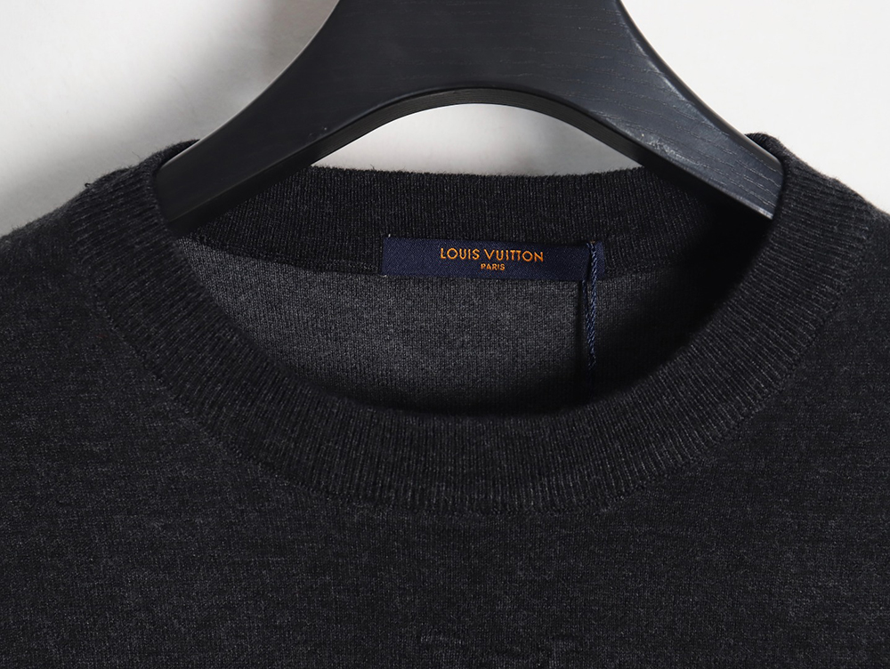 Louis Vuitton logo print crew neck sweater