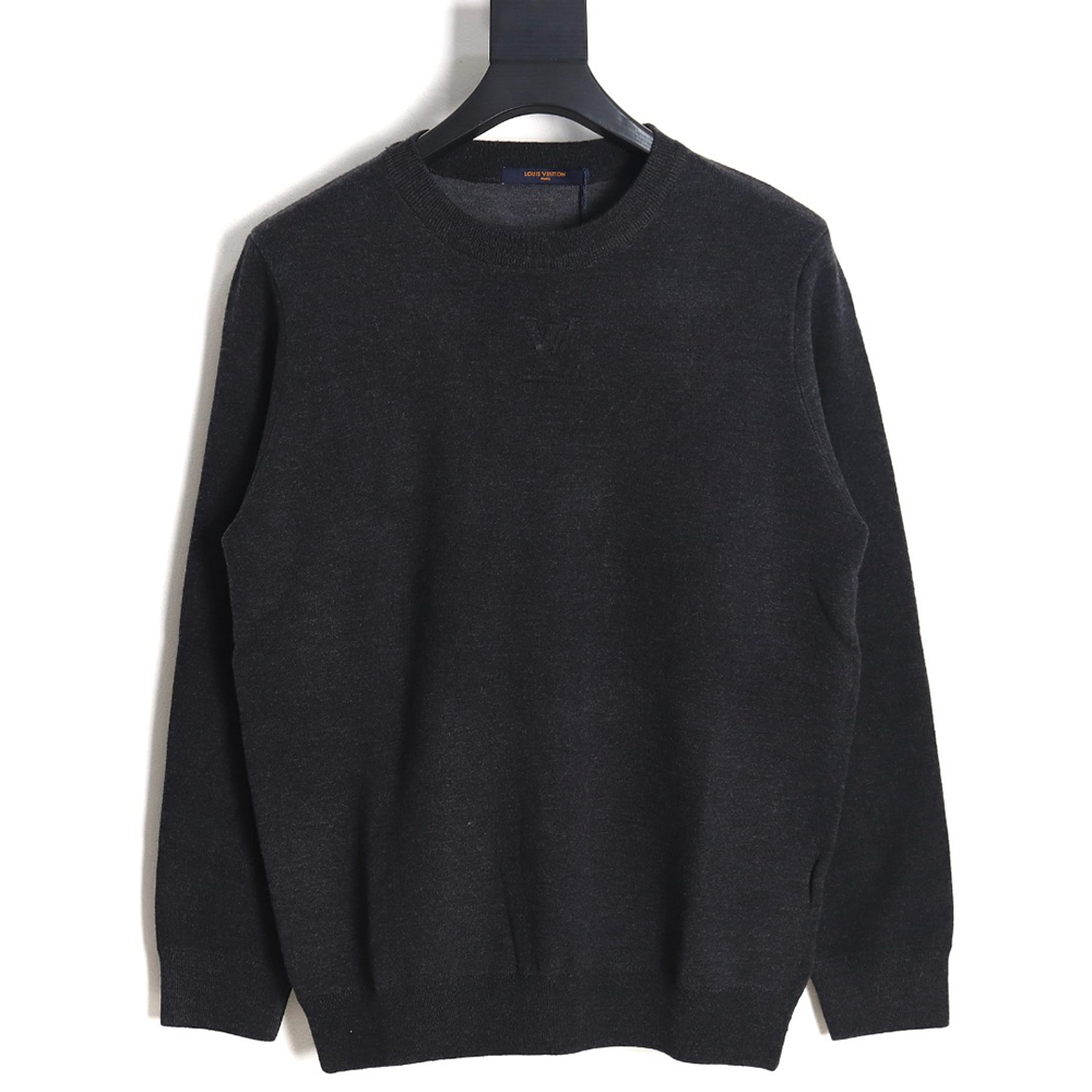 Louis Vuitton logo print crew neck sweater
