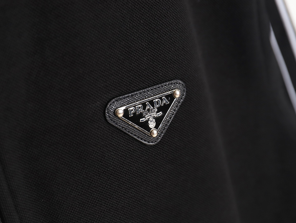 Prada 23Fw triangle logo side webbing suit jacket
