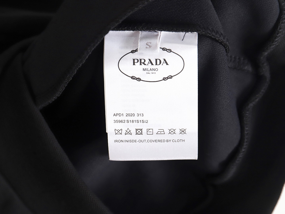 Prada 23Fw triangle logo side webbing suit jacket