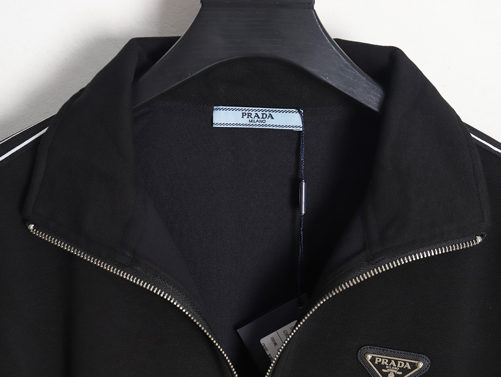 Prada 23Fw triangle logo side webbing suit jacket