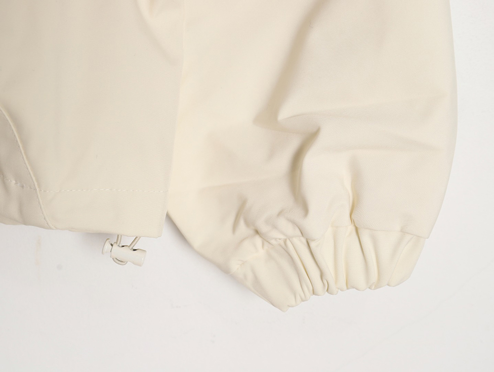Celine embroidered slogan retro zipper windbreaker jacket