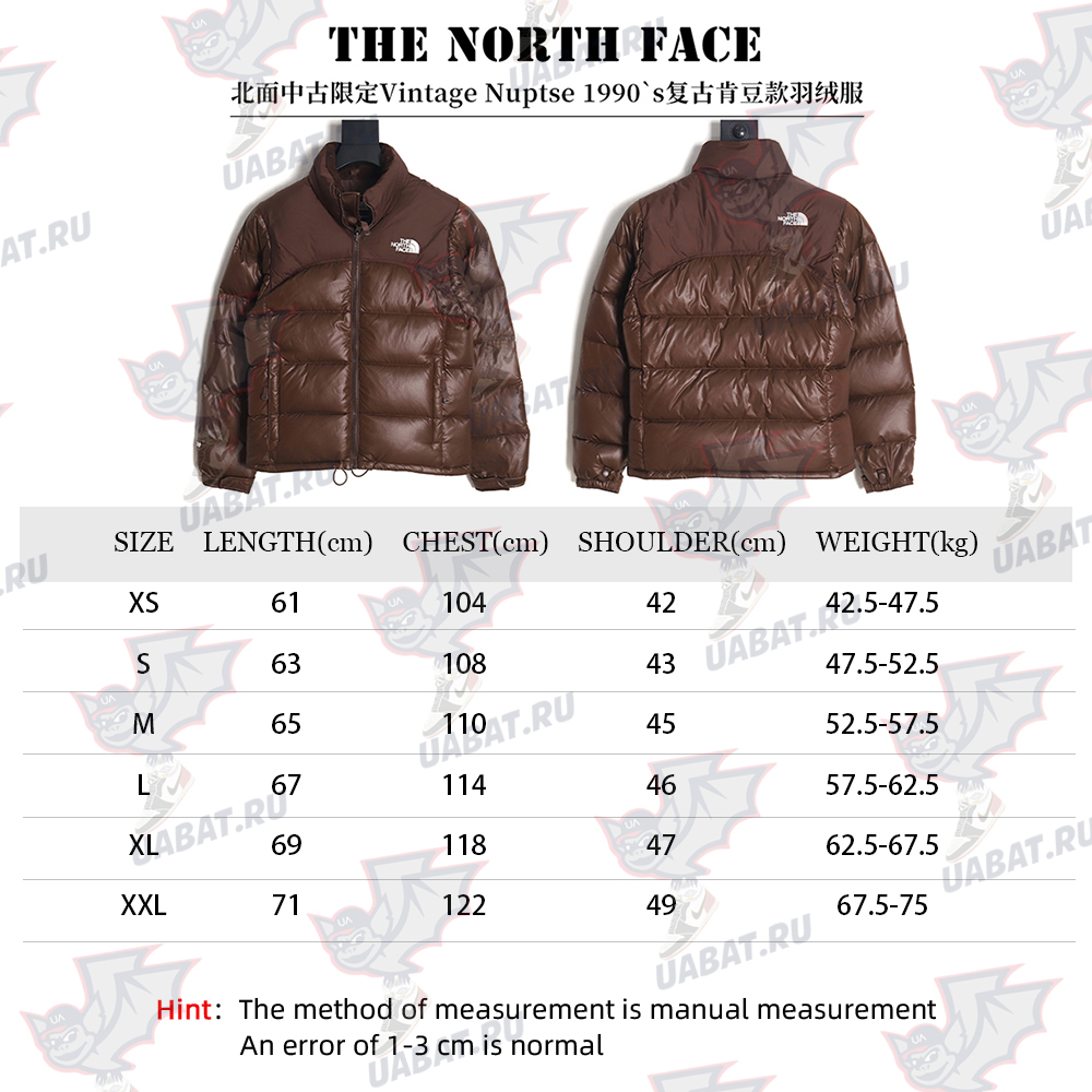 The North Face Limited Vintage Nuptse 1990`s retro down jacket