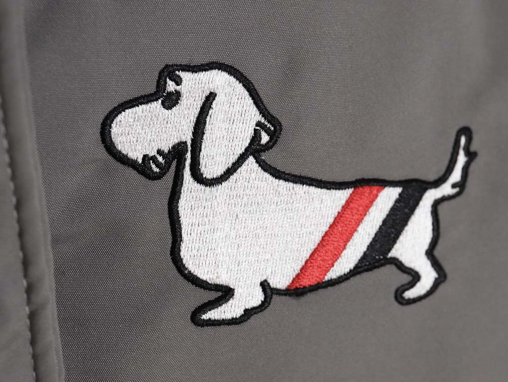 Thom Browne TB 23FW four-bar puppy long down jacket_CM_1
