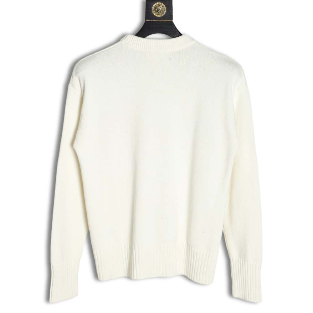 AMI PARIS 21FW love embroidered crew neck sweater