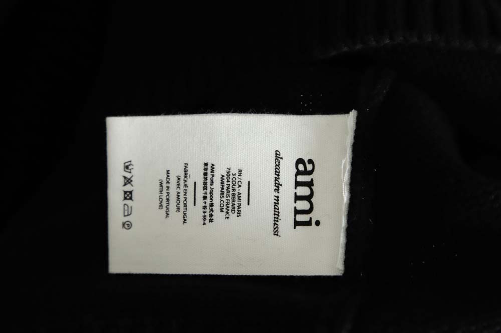 AMI PARIS 21FW love embroidered crew neck sweater_CM_5