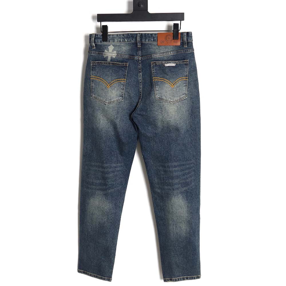 Chtome Heart 23Fw classic cross washed jeans