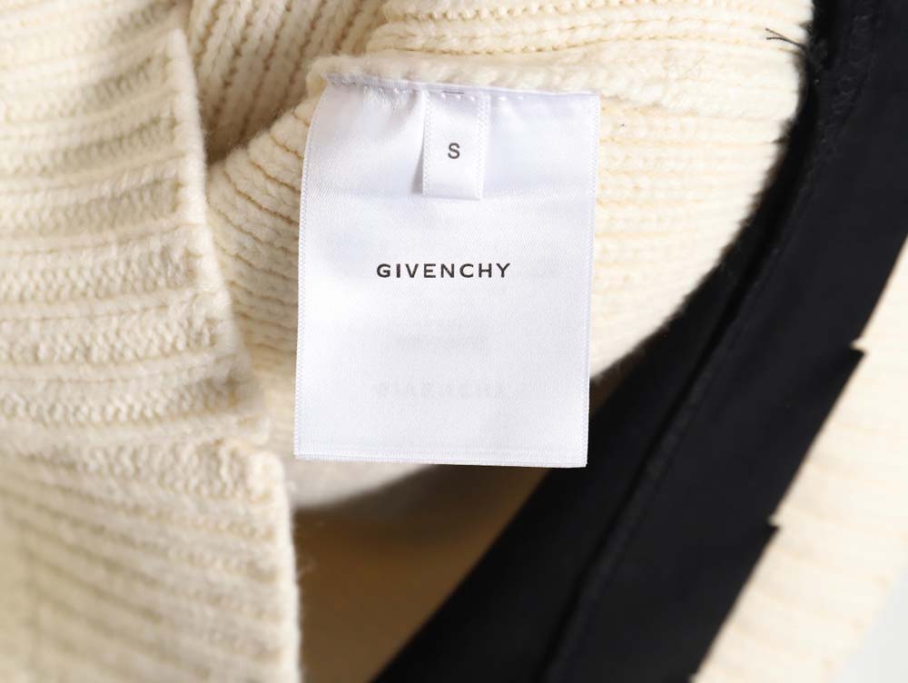 Givenchy GVC 23FW tiered zipper hooded sweatshirt