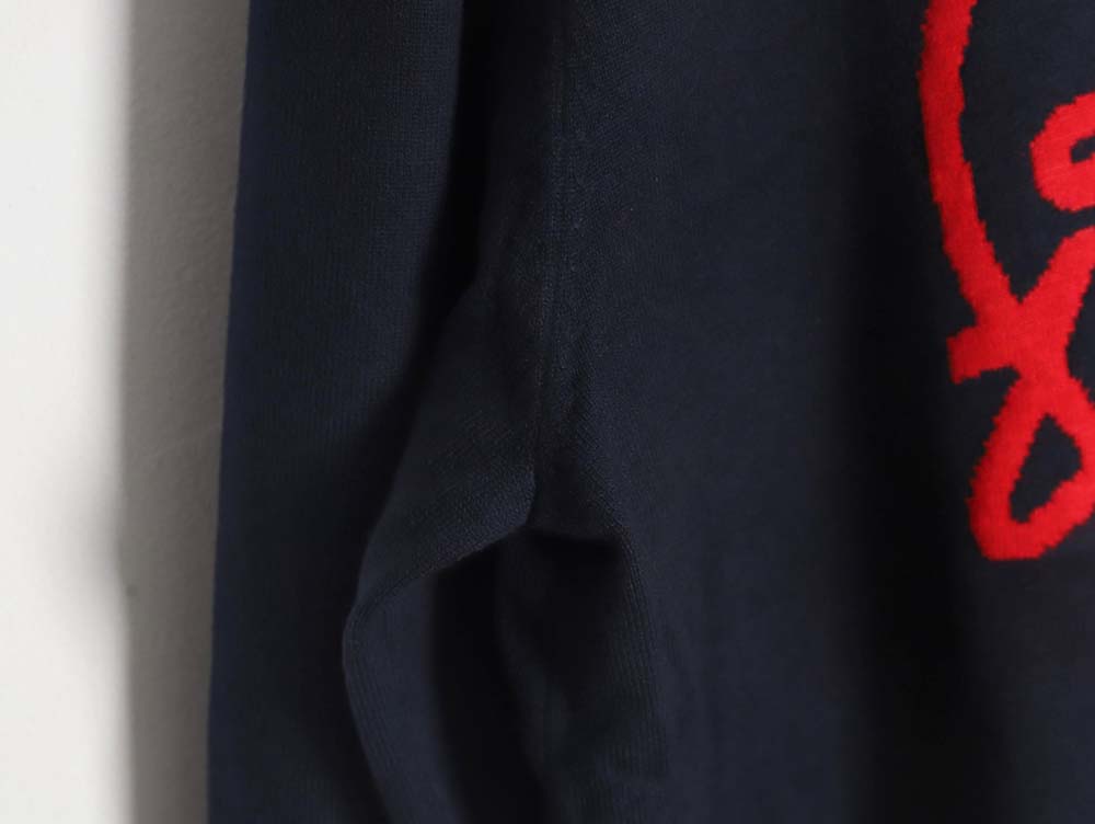 Louis Vuitton 23Fw love jacquard crew neck sweater_CM_1