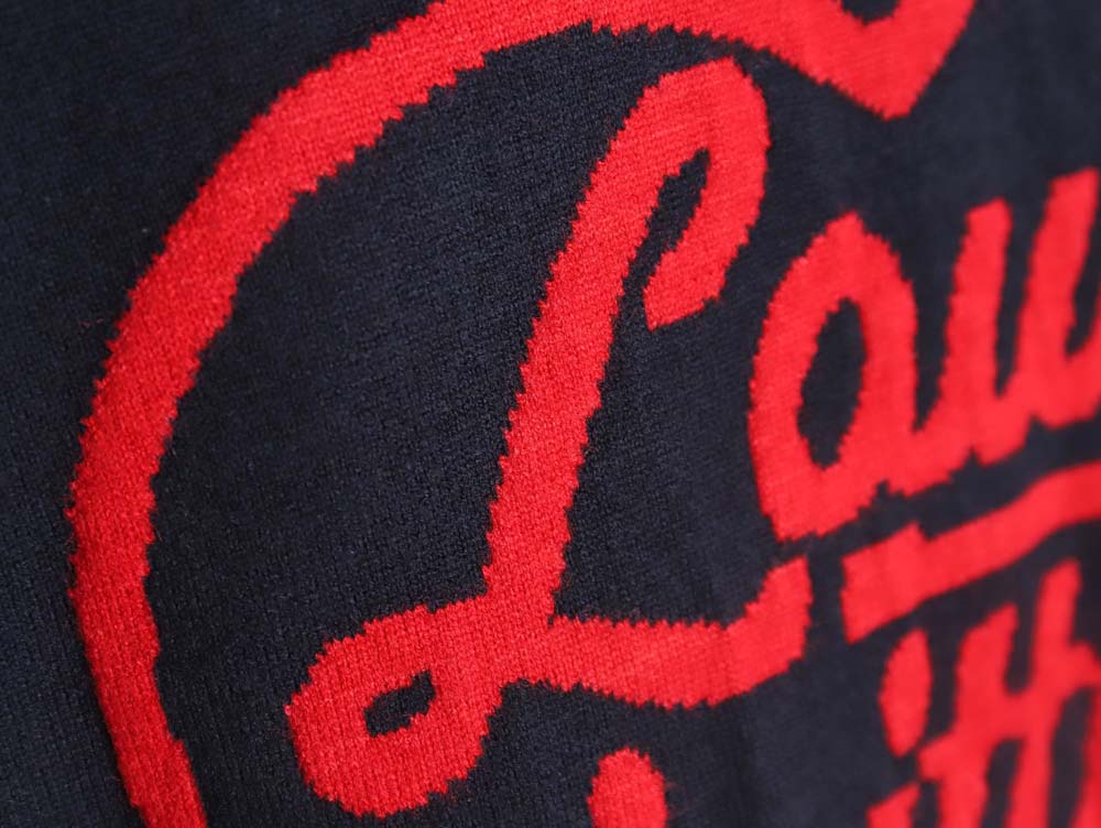 Louis Vuitton 23Fw love jacquard crew neck sweater_CM_1