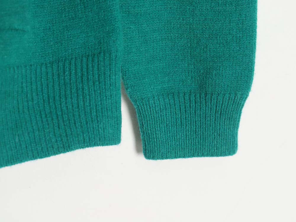 Louis Vuitton Louis Vuitton 23Fw green sweater cardigan
