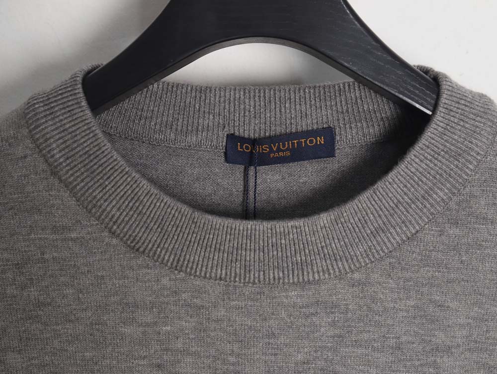 Louis Vuitton Louis Vuitton 23Fw love jacquard crew neck sweater