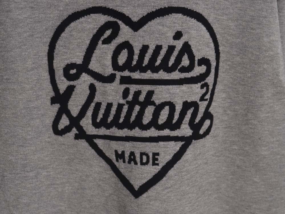 Louis Vuitton Louis Vuitton 23Fw love jacquard crew neck sweater