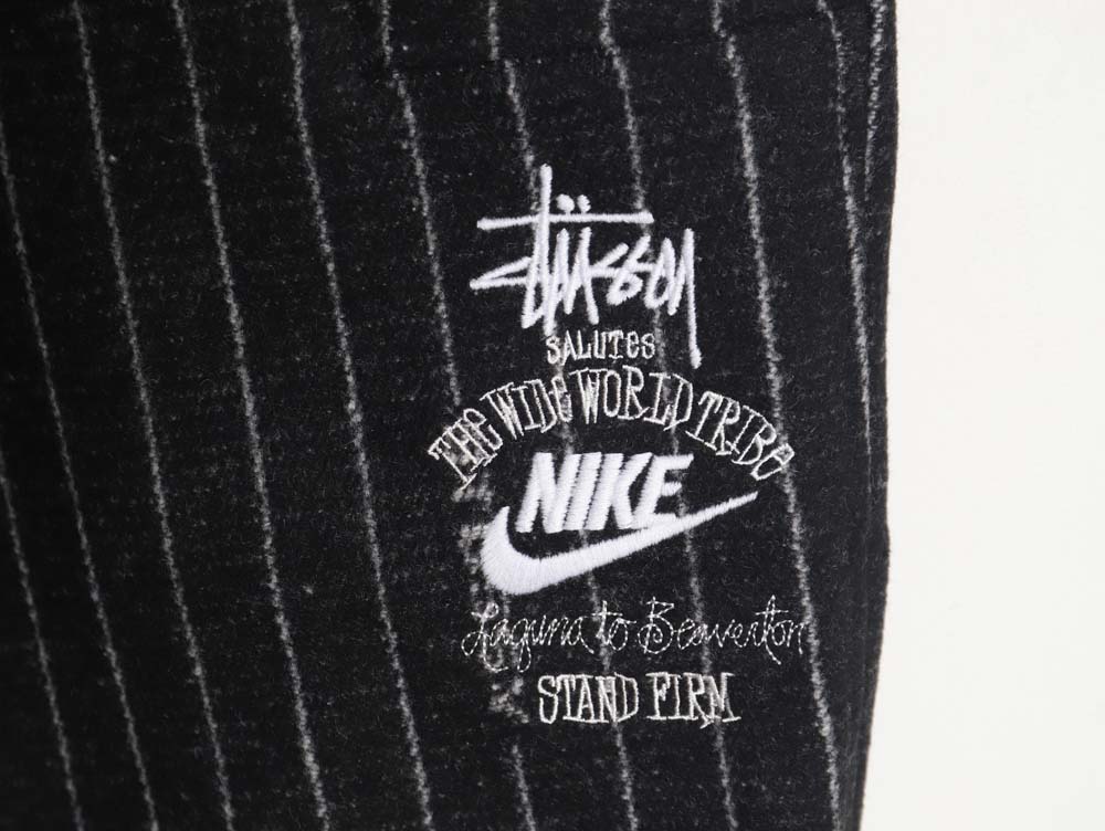 Nike x Stussy Nike Stussy joint SS23 wool striped straight long casual pants