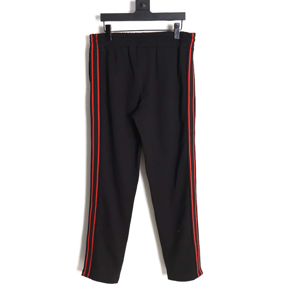 Celine 23Fw embroidered small label red edge webbing suit trousers