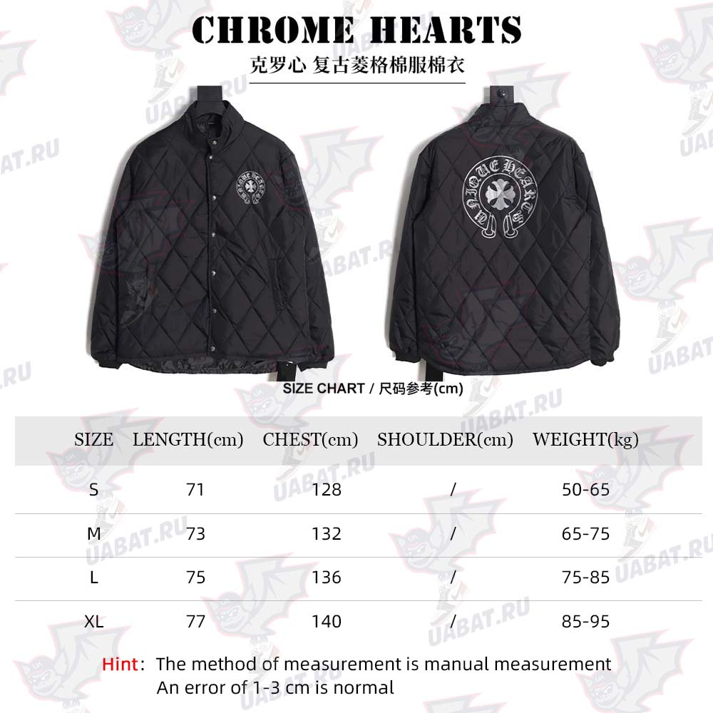 Chrome Hearts retro rhombus cotton coat_CM_1