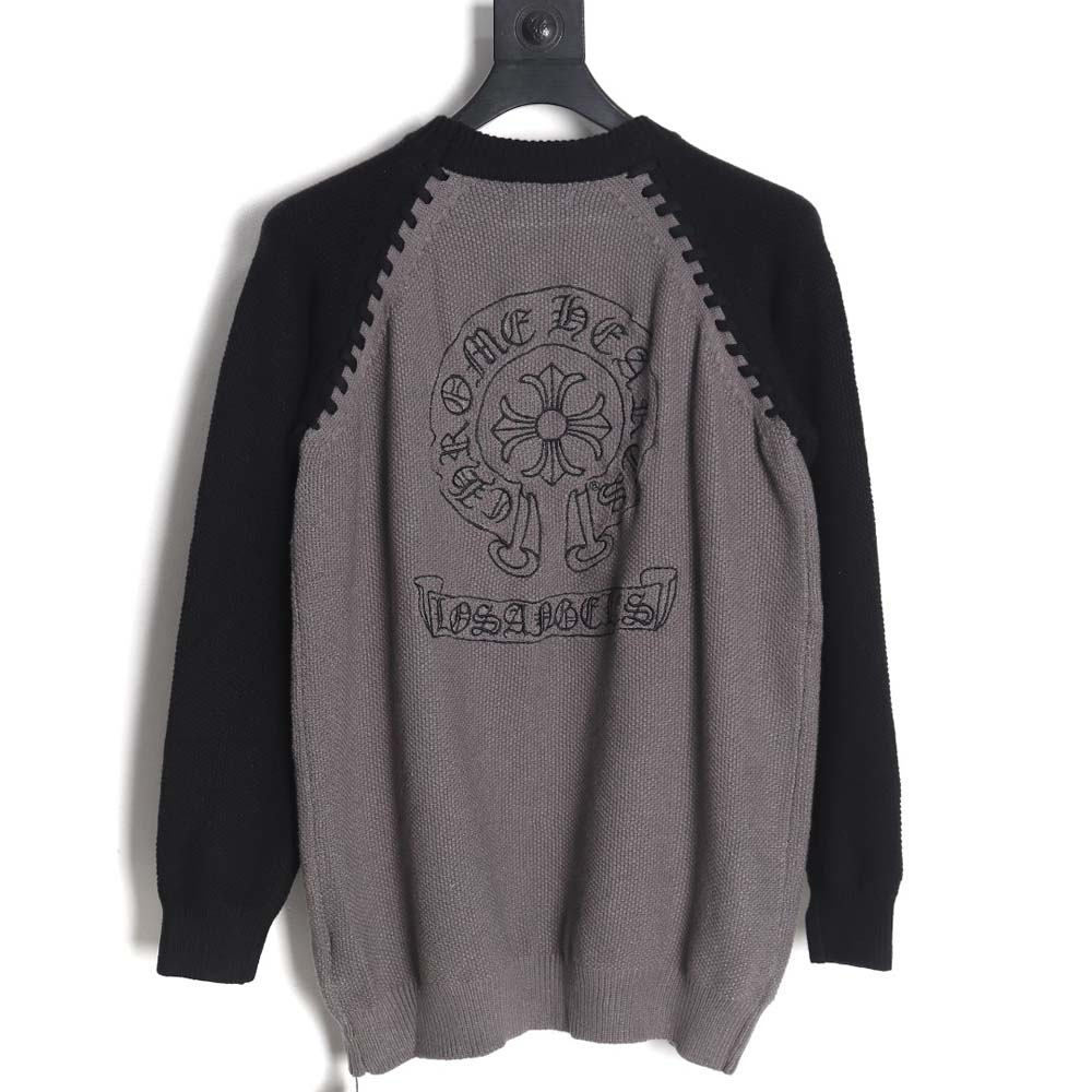 Chrome Hearts ch Chrome Hearts 23FW patchwork crew neck sweater_CM_1