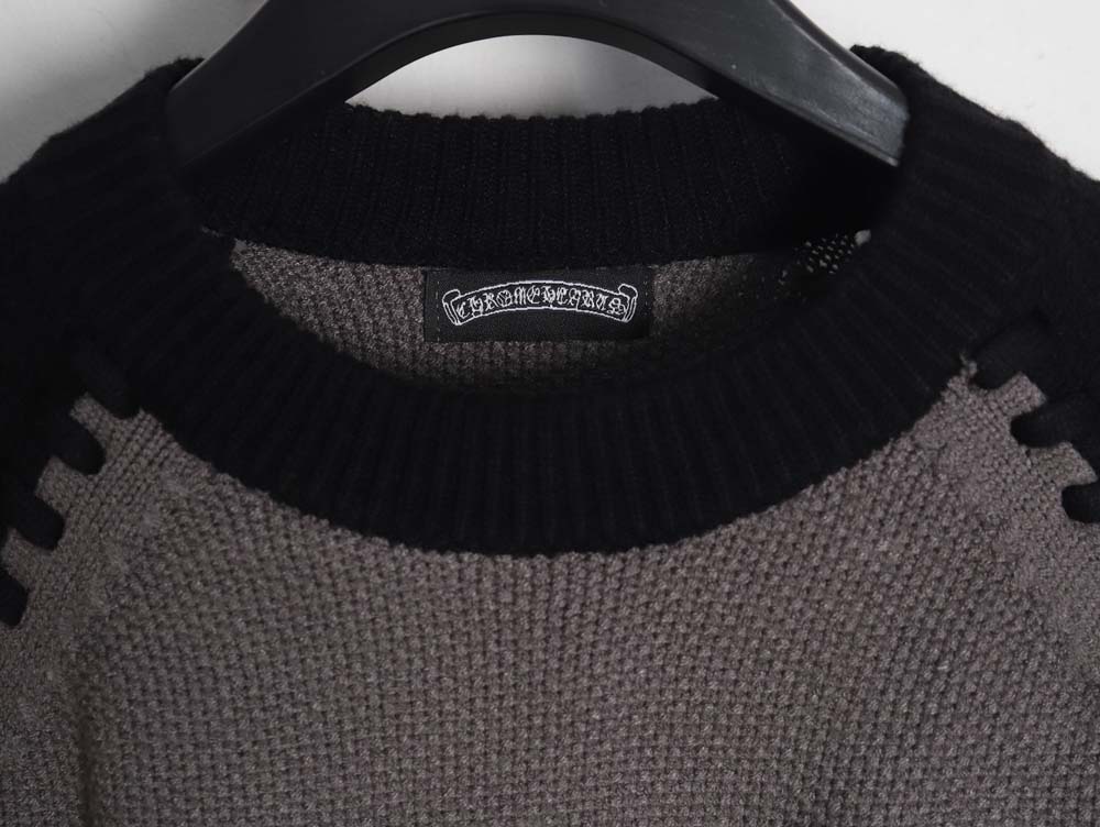 Chrome Hearts ch Chrome Hearts 23FW patchwork crew neck sweater_CM_1
